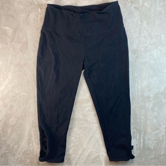 Soft Surroundings Woman’s Leggings Cropped Medium Black - Picture 1 of 7